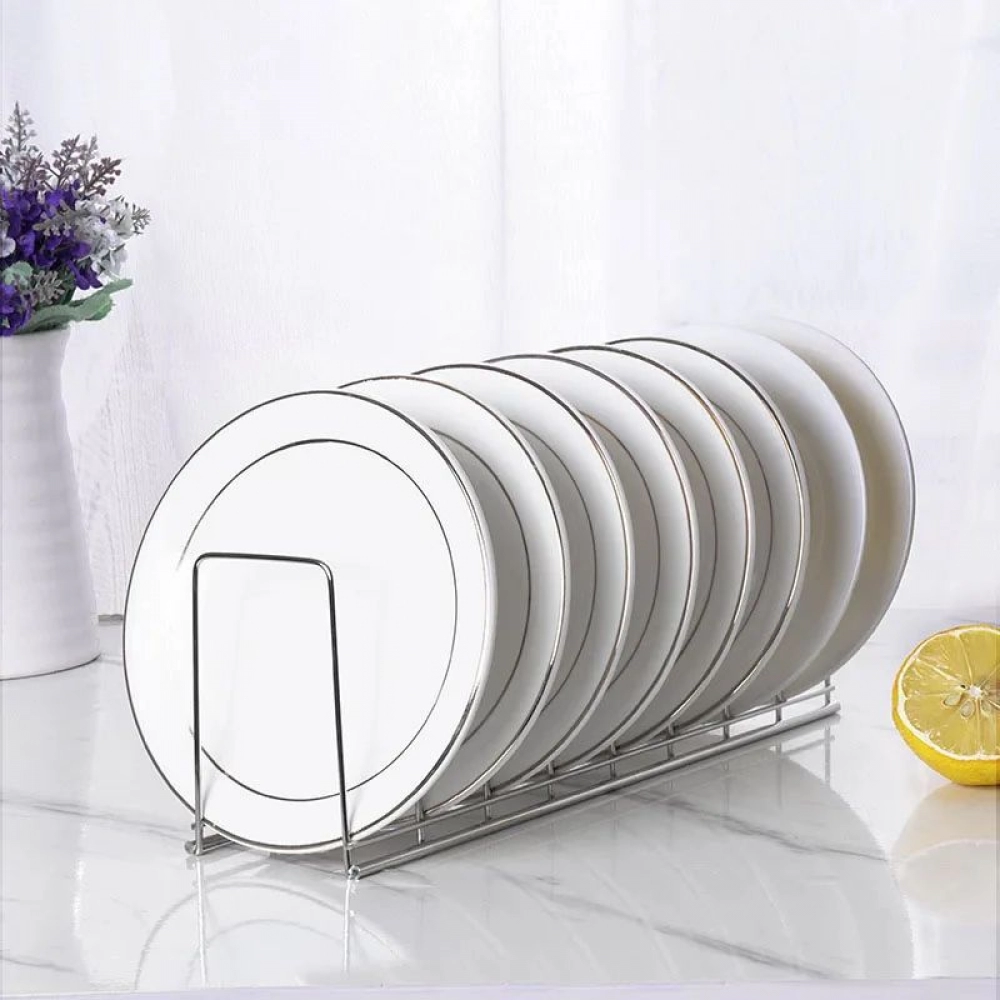 Kitchen Bowl Dish Organizer Stainless Steel Dish Holder Home Cutlery Dishes Pot Lid Rack Household Dish Rack Kitchen Accessories